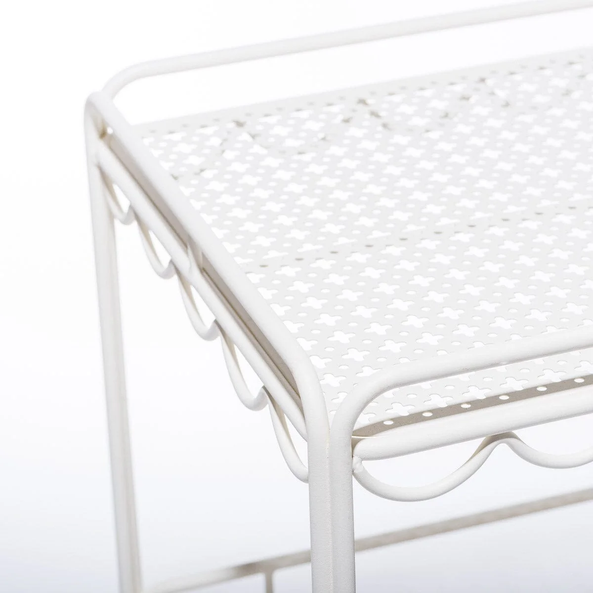 The Al Fresco Bar Cart - Antique White - Image 11