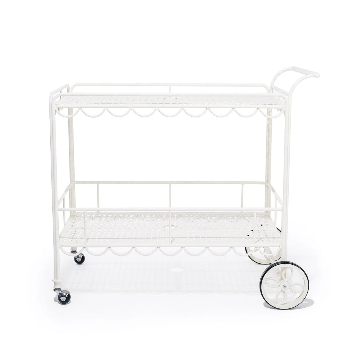 The Al Fresco Bar Cart - Antique White - Image 3