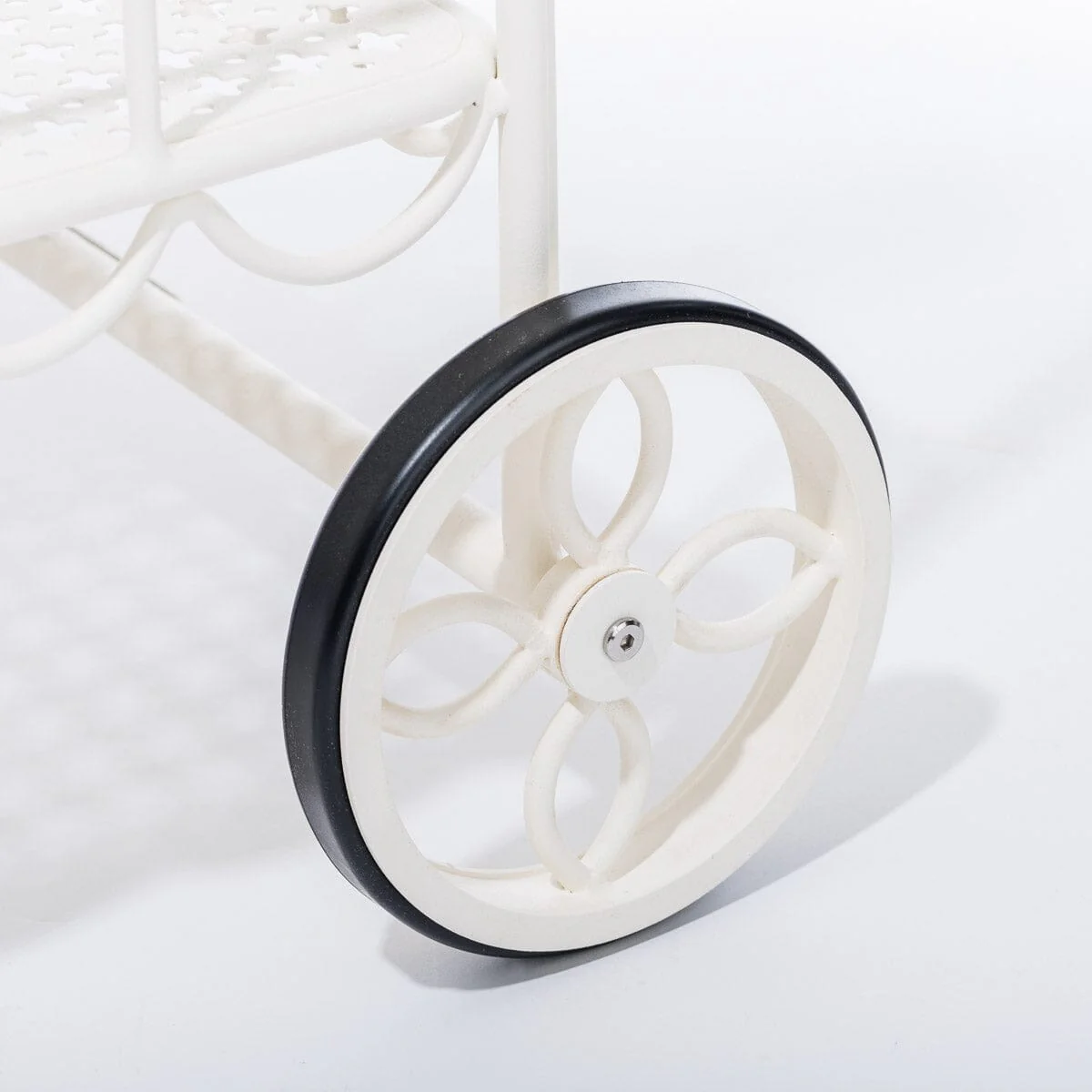 The Al Fresco Bar Cart - Antique White - Image 6