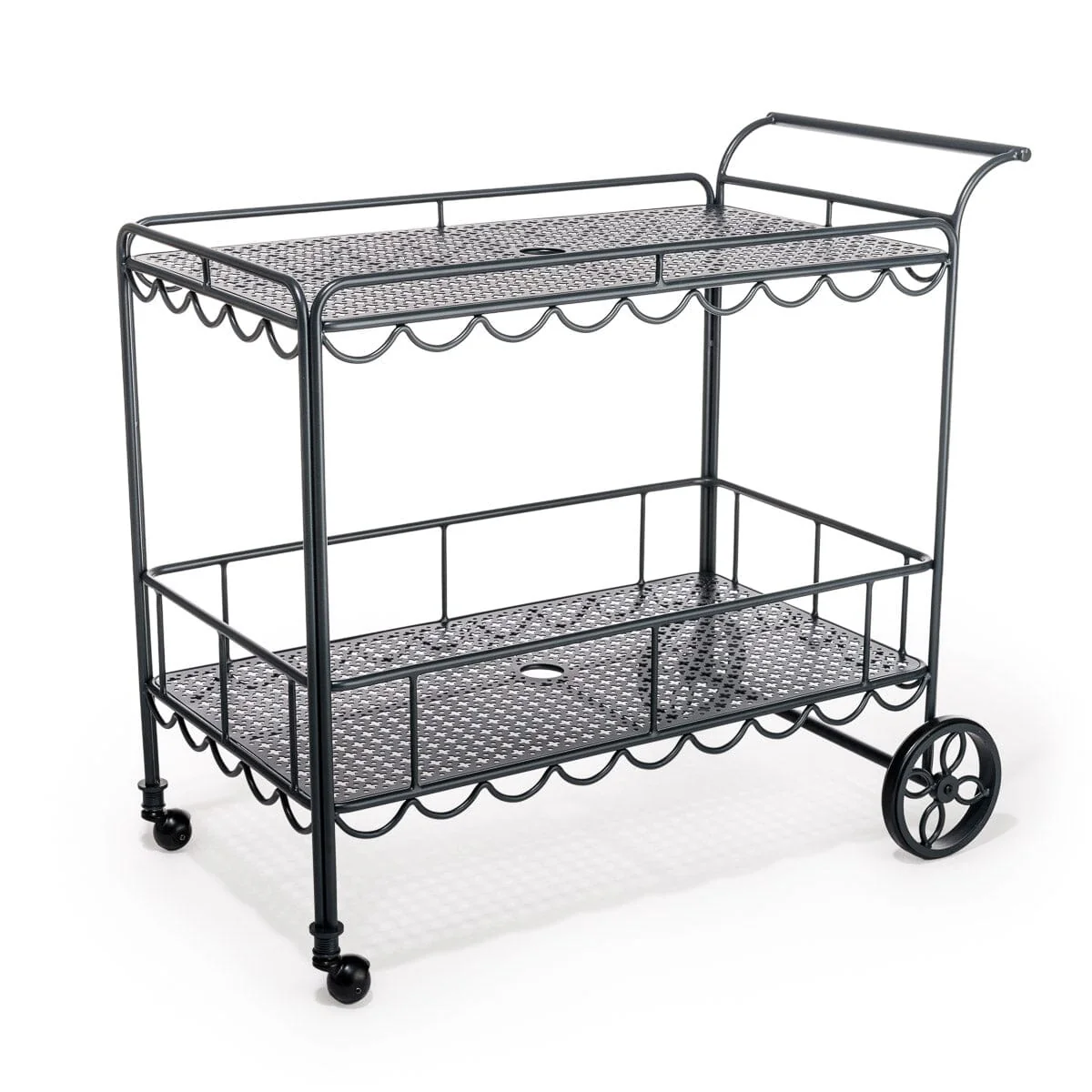 The Al Fresco Bar Cart - Vintage Black