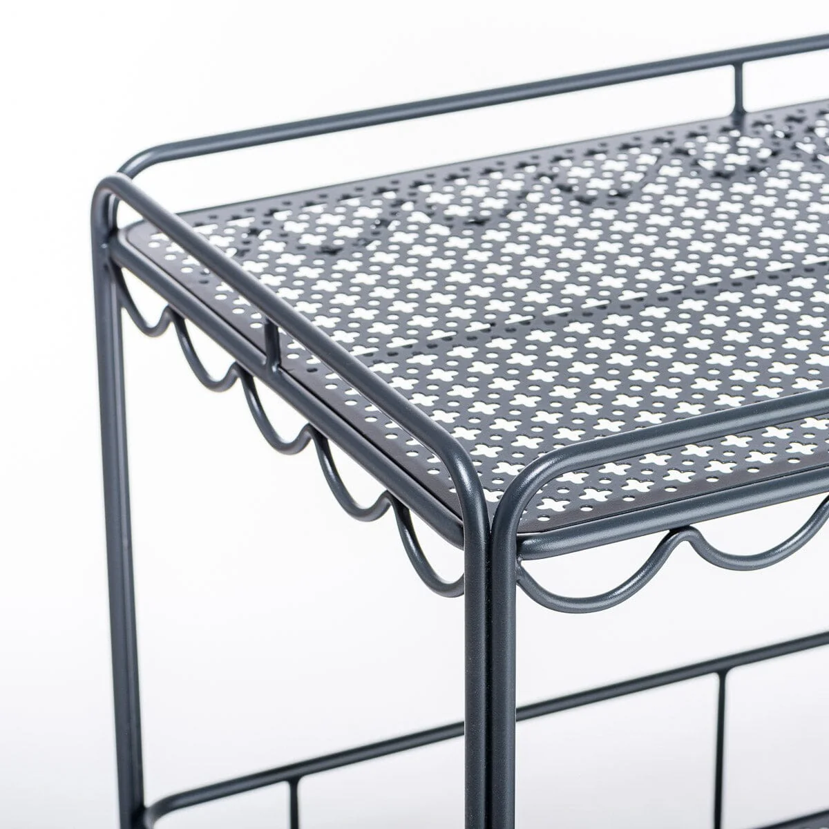 The Al Fresco Bar Cart - Vintage Black - Image 11