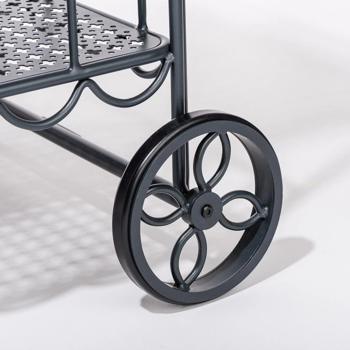 The Al Fresco Bar Cart - Vintage Black - Image 6
