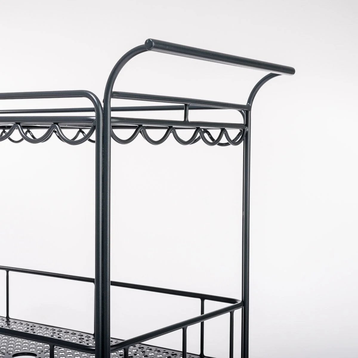 The Al Fresco Bar Cart - Vintage Black - Image 7