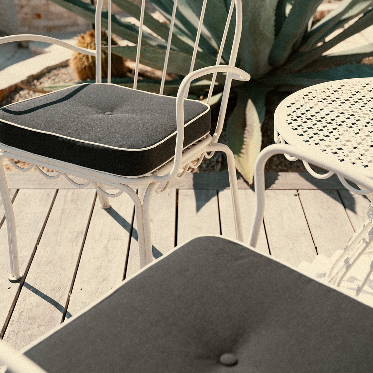 The Al Fresco Chair Cushion - Rivie Black - Image 12