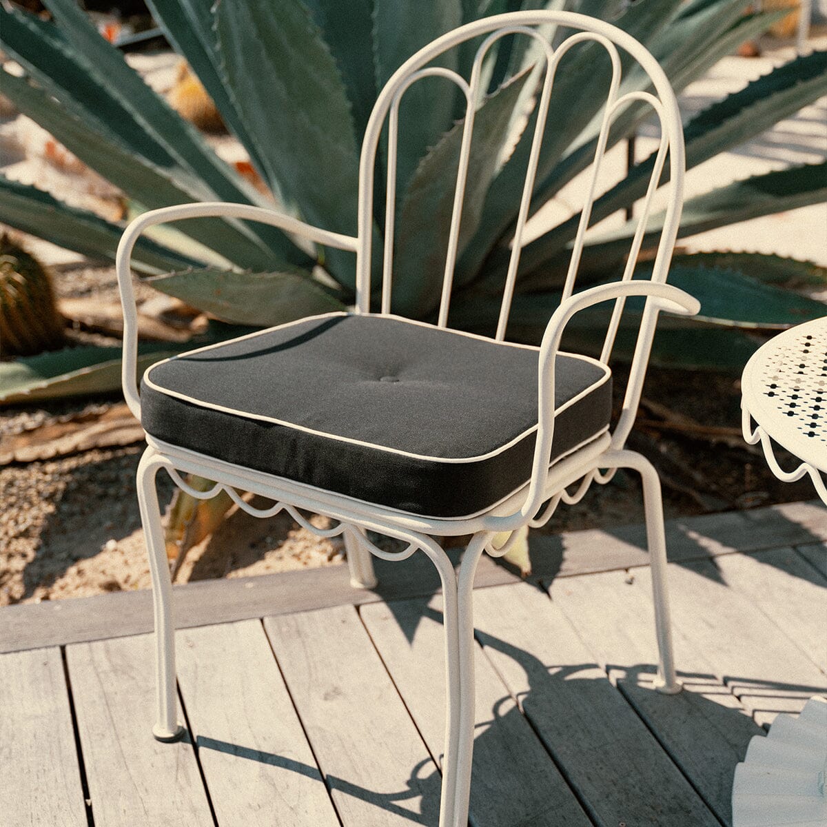 The Al Fresco Chair Cushion - Rivie Black - Image 9