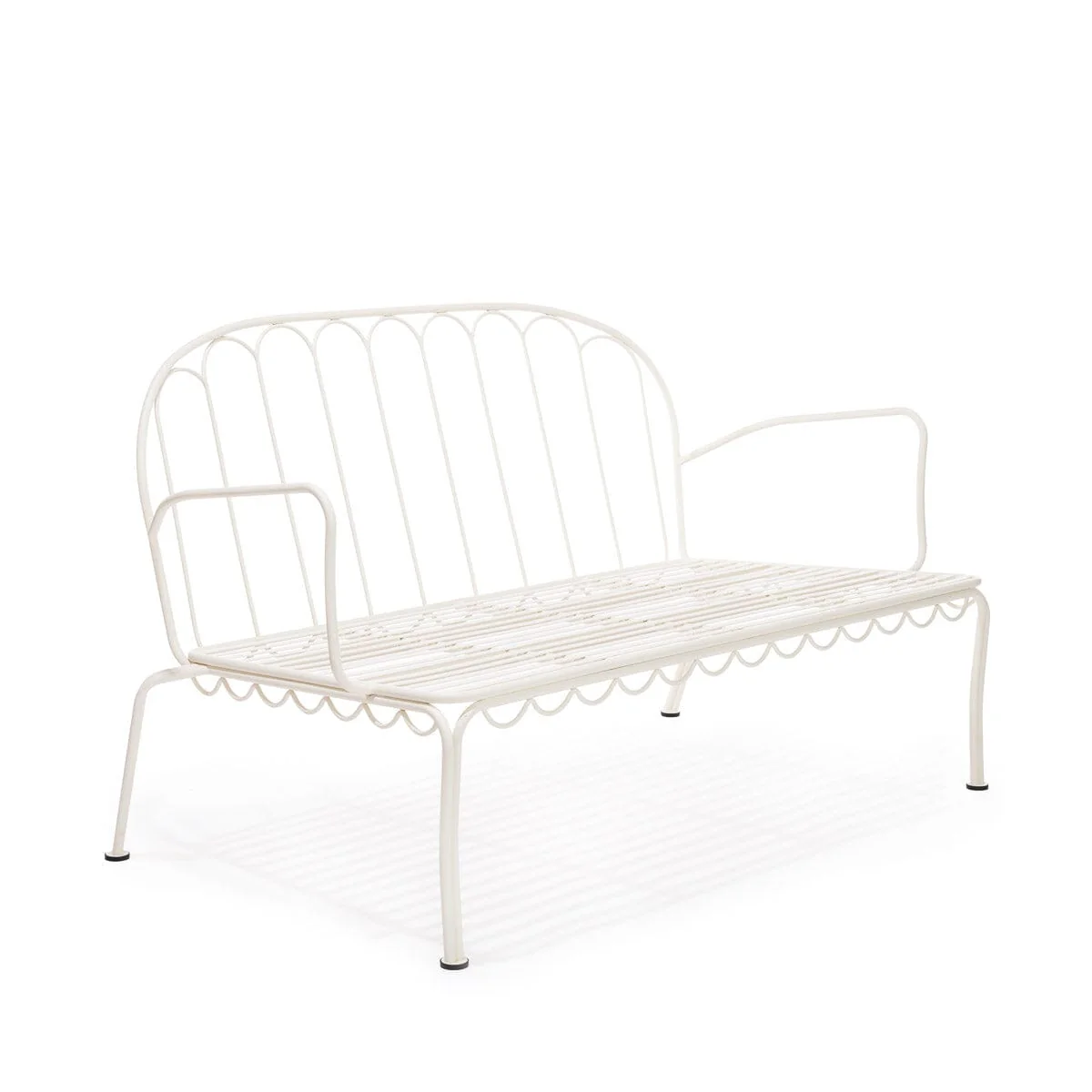 The Al Fresco Love Seat - Antique White - Image 3