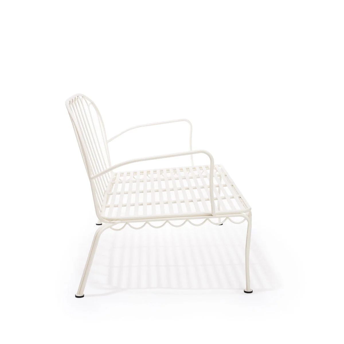 The Al Fresco Love Seat - Antique White - Image 4