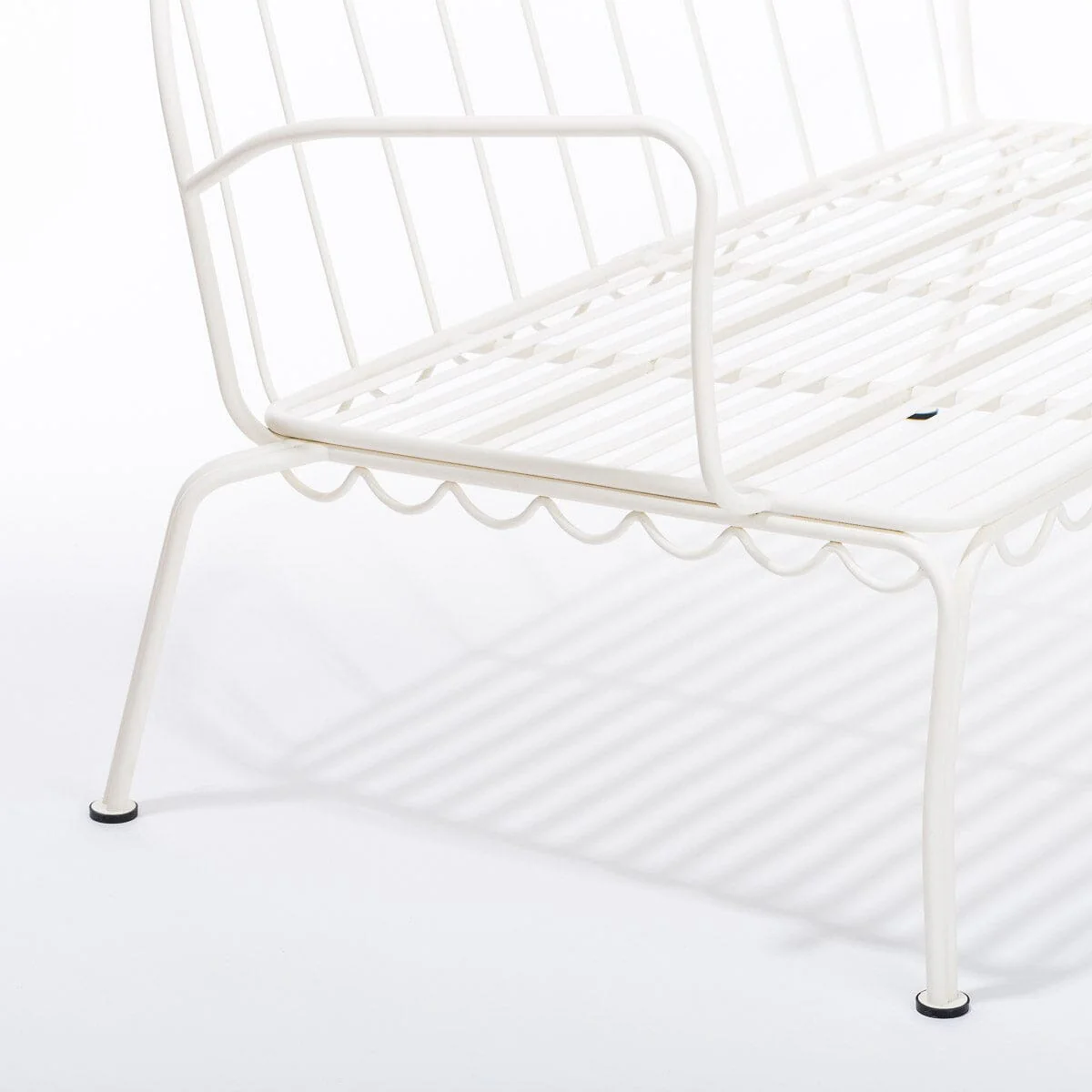 The Al Fresco Love Seat - Antique White - Image 5
