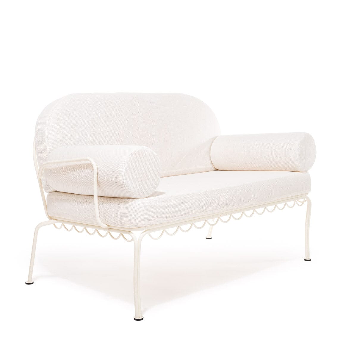 The Al Fresco Love Seat - Antique White - Image 8