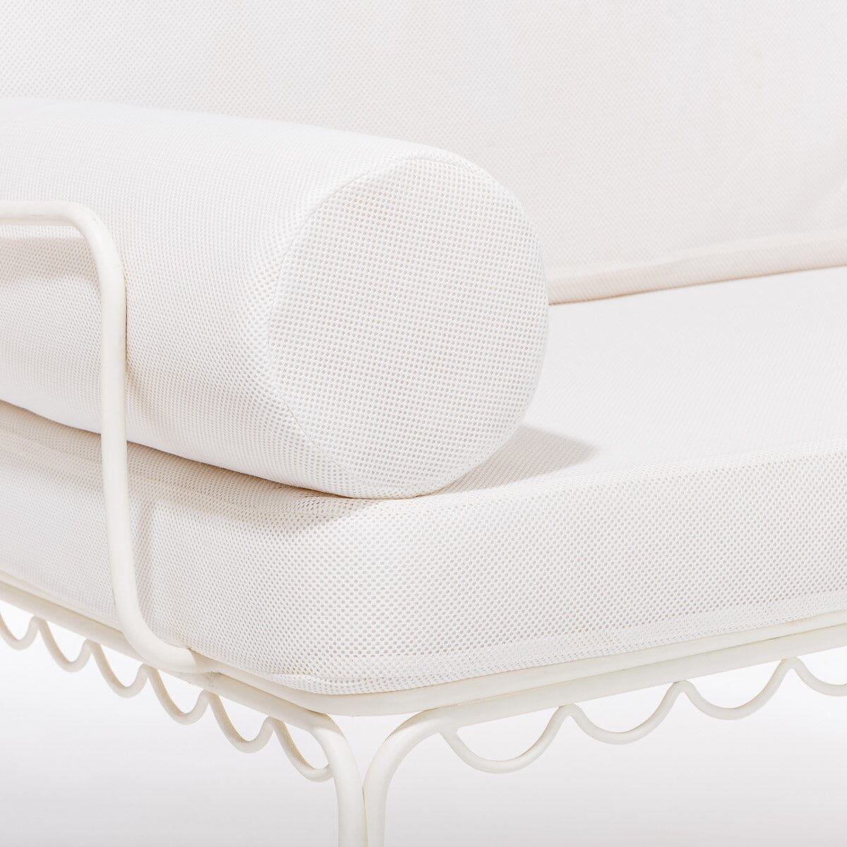 The Al Fresco Love Seat - Antique White - Image 9