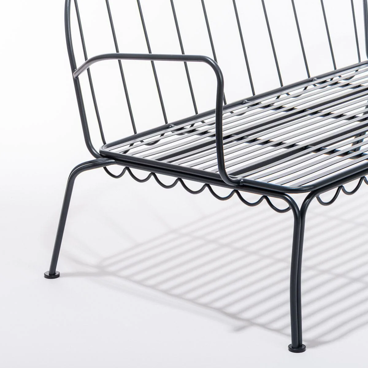The Al Fresco Love Seat - Vintage Black - Image 5
