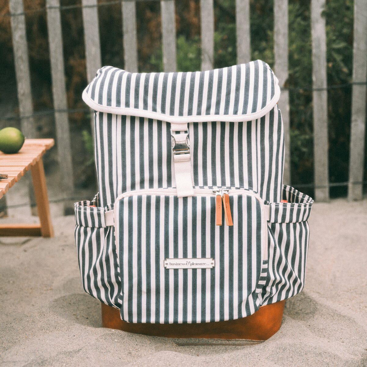 The Backpack Cooler - Laurens Navy Stripe - Image 5