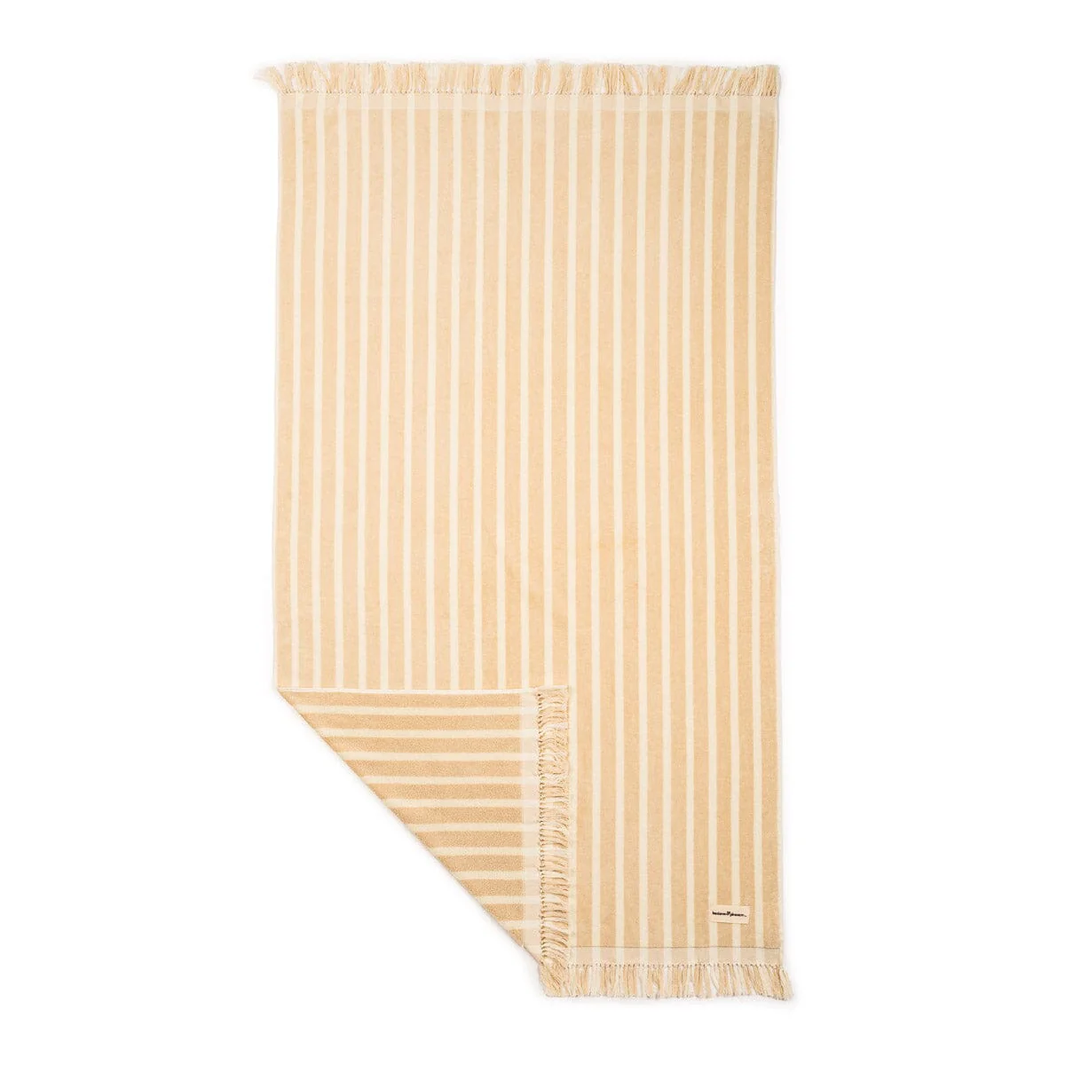 The Beach Towel - Monaco Natural Stripe - Image 4