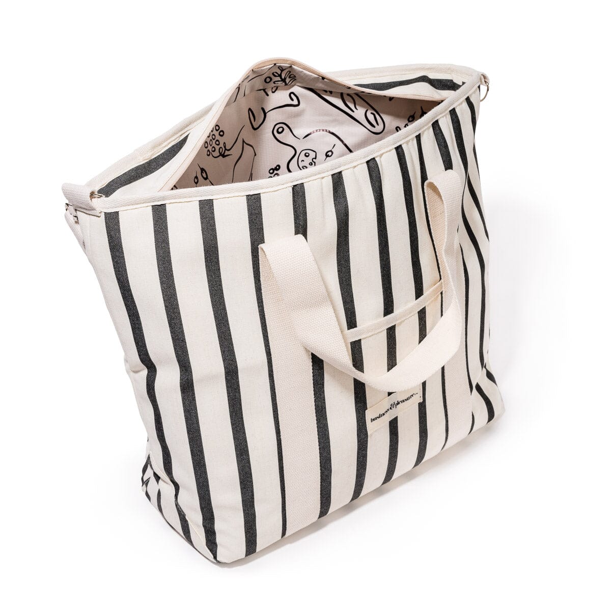 The Cooler Tote Bag - Monaco Black Stripe - Image 4