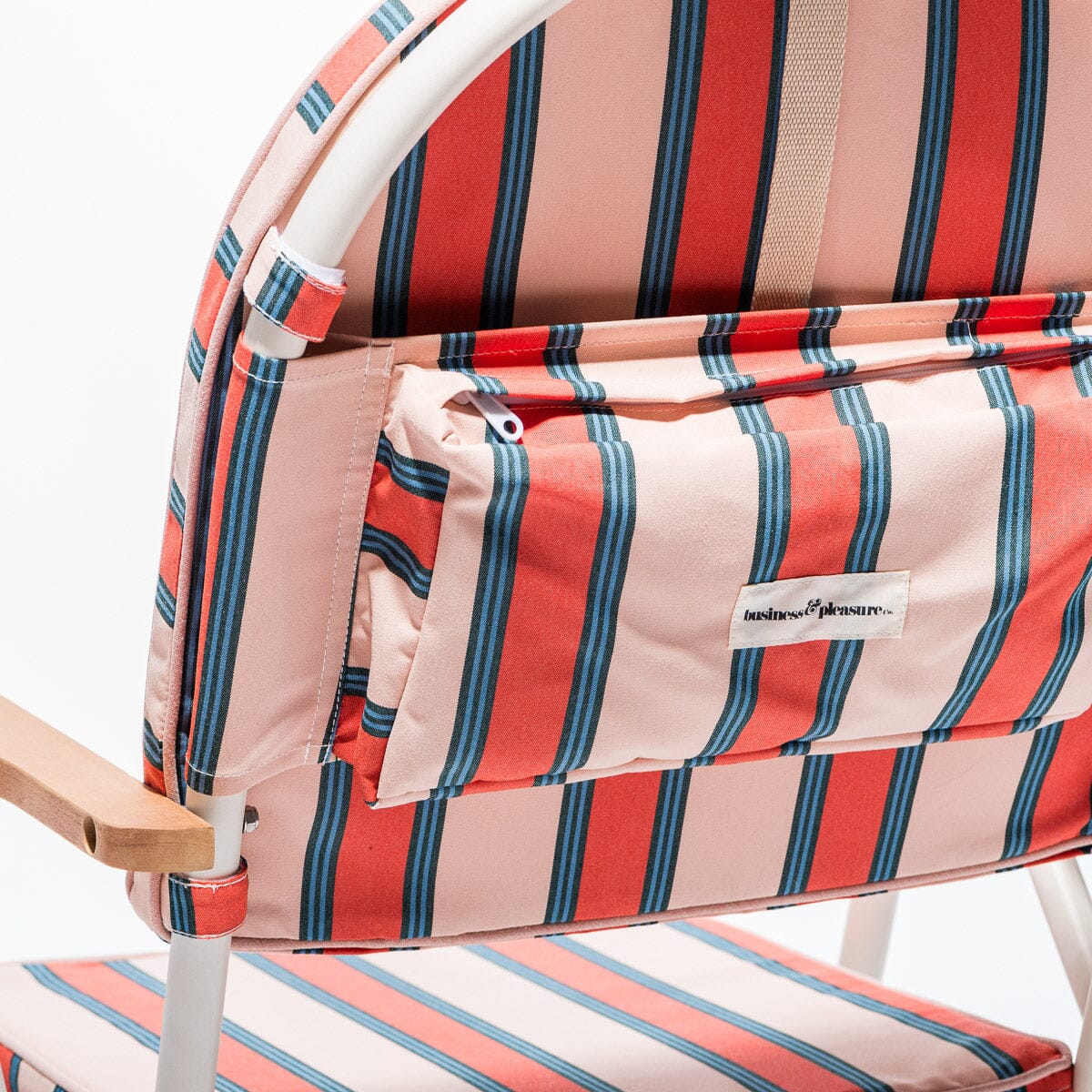 The Pam Chair - Bistro Dusty Pink Stripe - Image 10