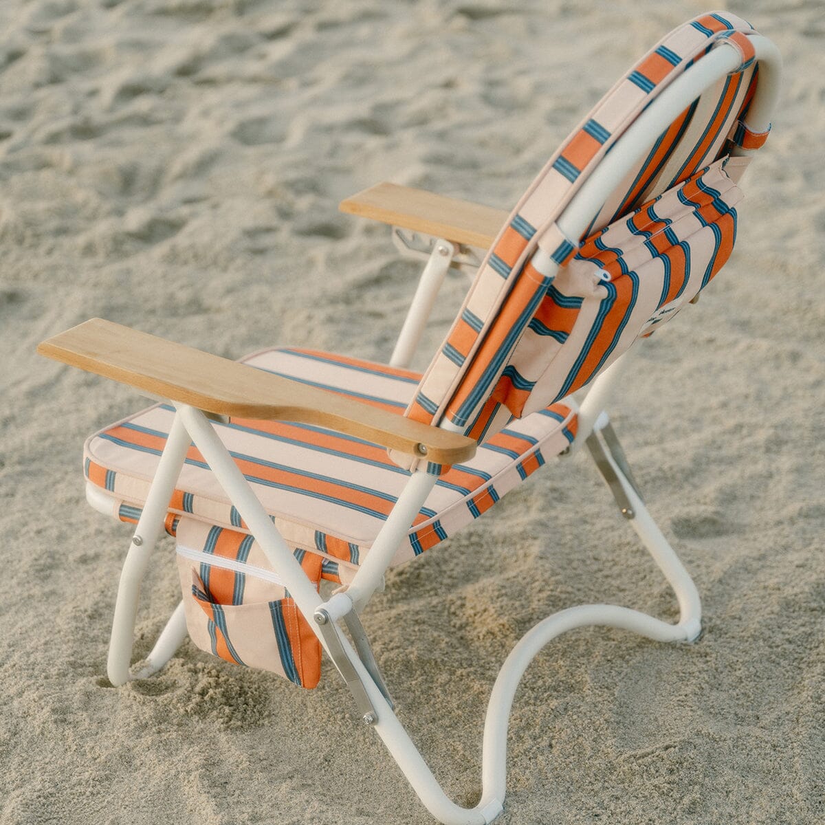 The Pam Chair - Bistro Dusty Pink Stripe - Image 4