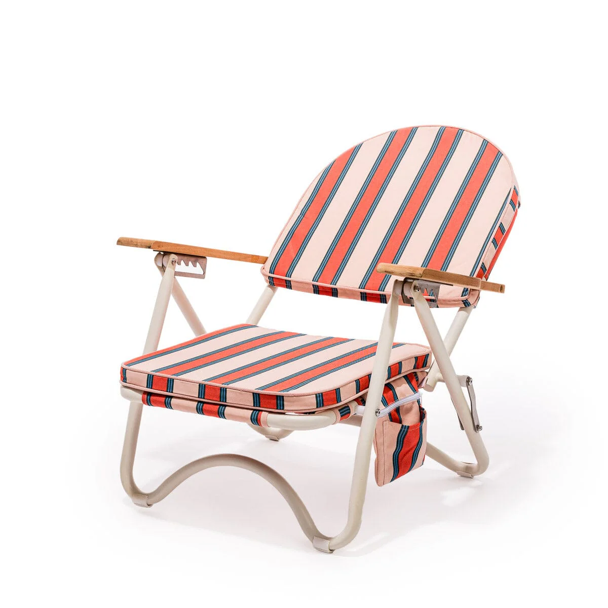 The Pam Chair - Bistro Dusty Pink Stripe - Image 6