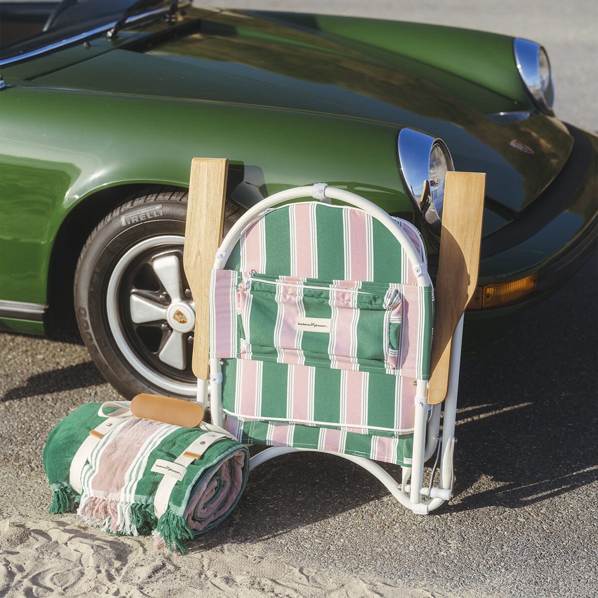 The Pam Chair - Bistro Green Stripe - Image 10