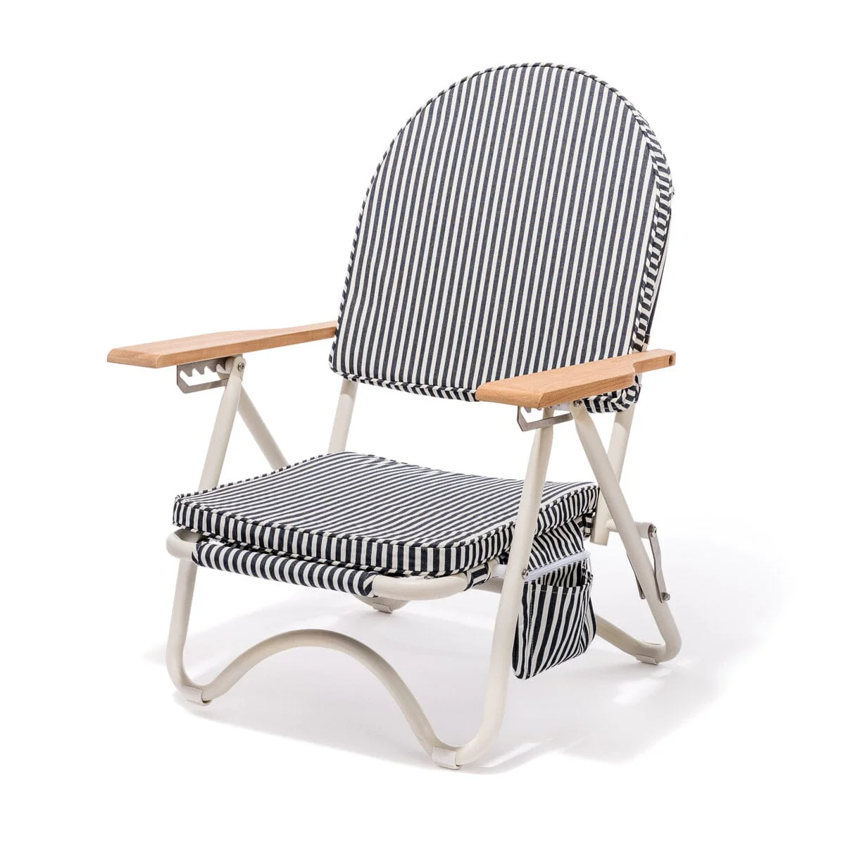 The Pam Chair - Laurens Navy Stripe - Image 3