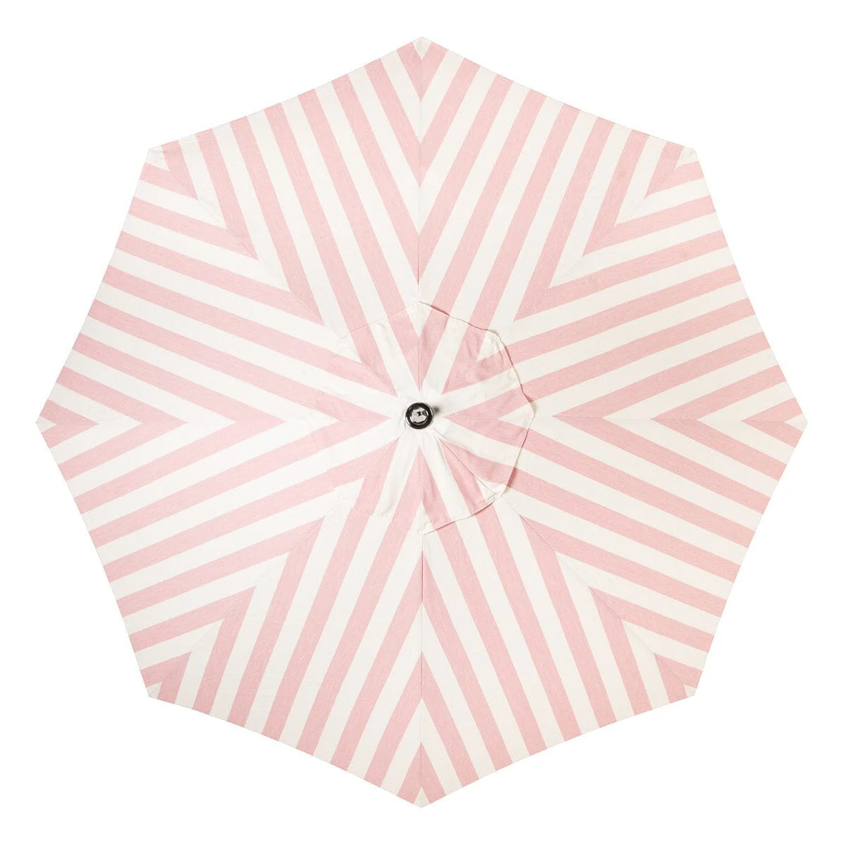 Resort Market Umbrella | Crew Pink Stripe & Antique White Frame - Image 3
