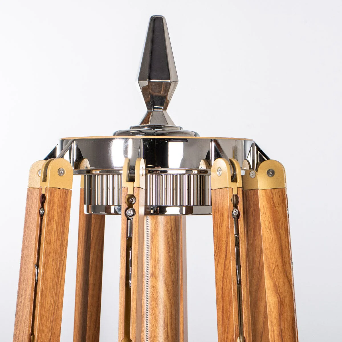 The Resort Market Umbrella in Rivie Pink | Transfer Teak Frame - Image 12