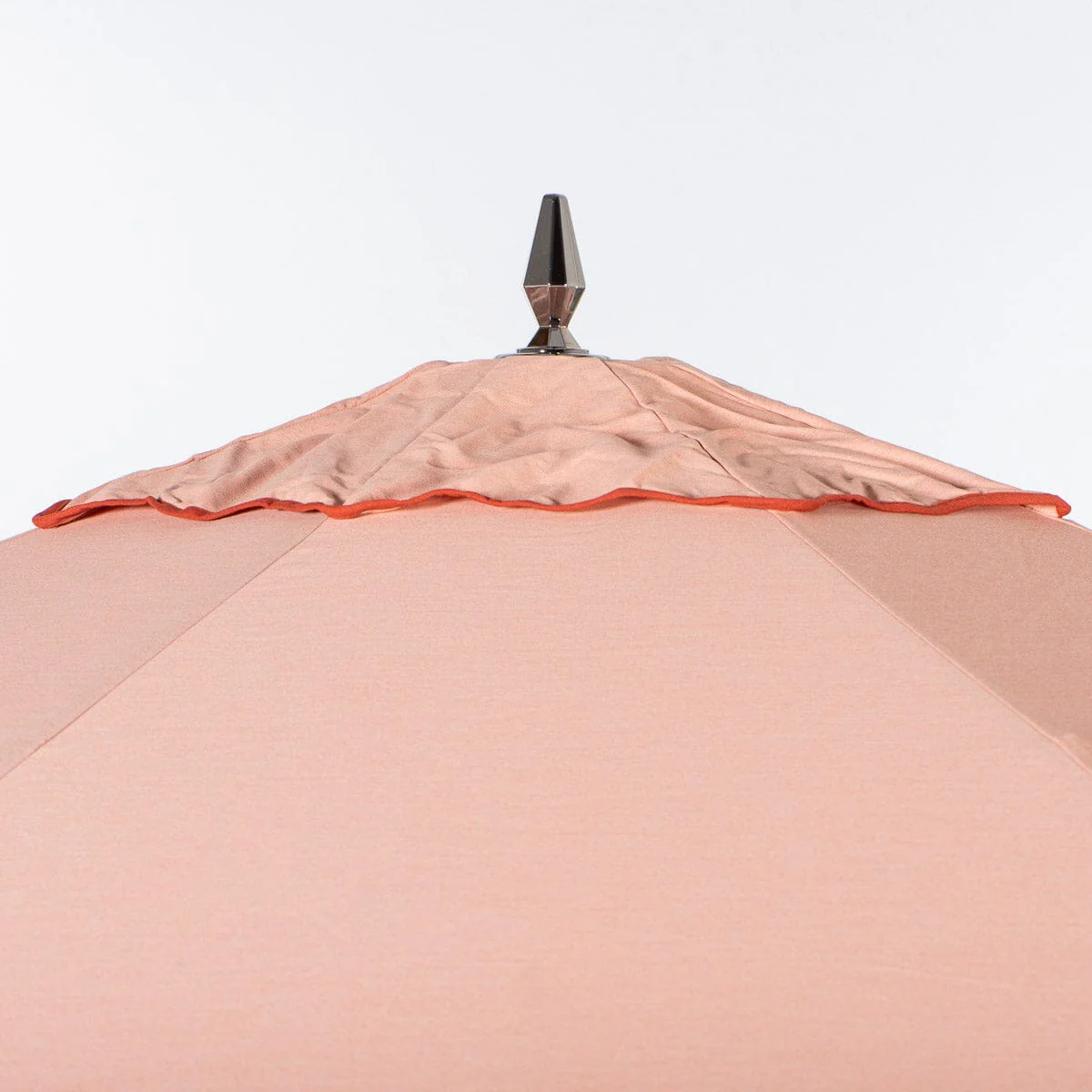 The Resort Market Umbrella in Rivie Pink | Transfer Teak Frame - Image 4