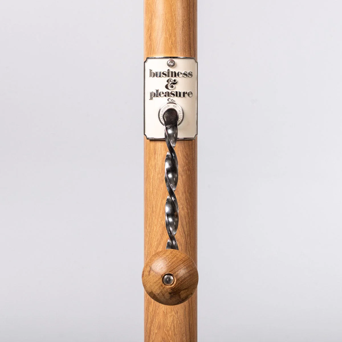 The Resort Market Umbrella in Rivie Pink | Transfer Teak Frame - Image 9
