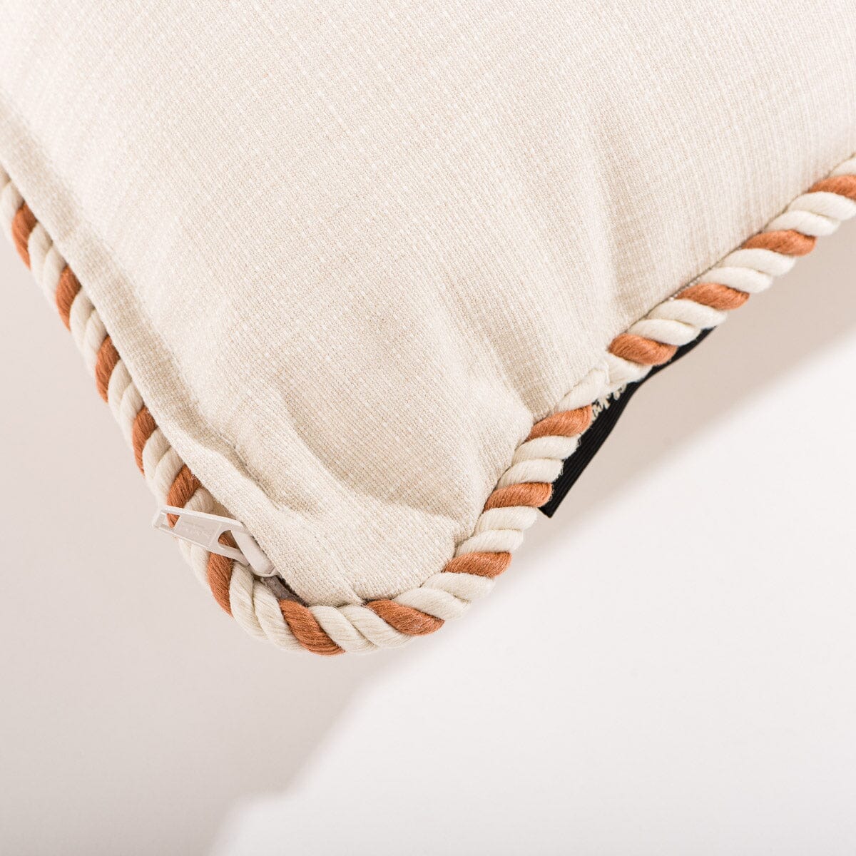 The Small Square Throw Pillow - Coco Republic - Coral Natural - Image 5