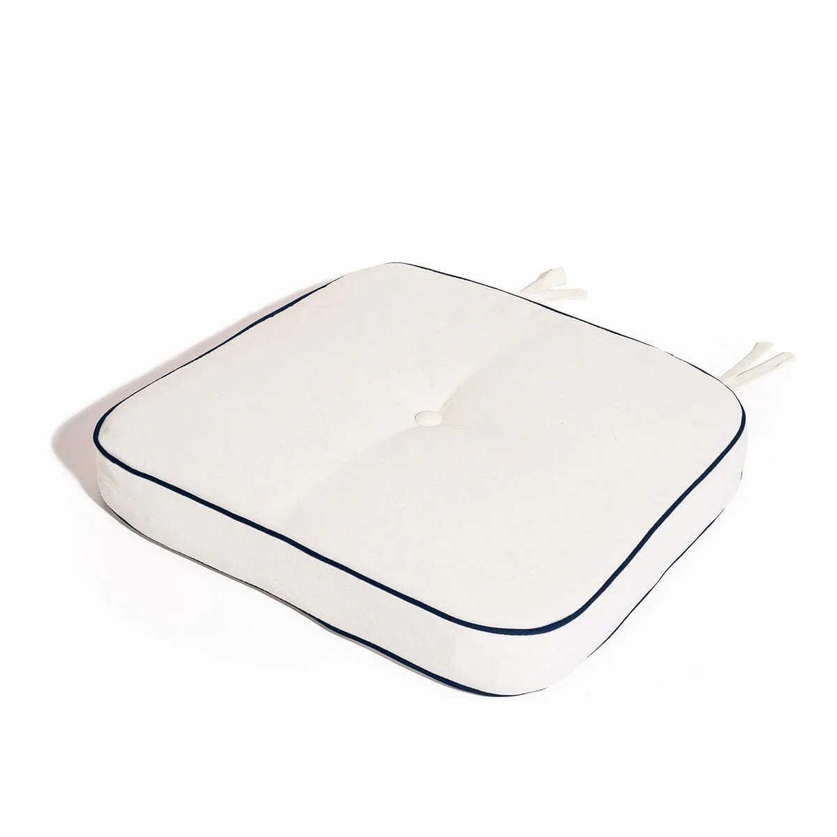 The Al Fresco Dining Chair Cushion - Rivie White