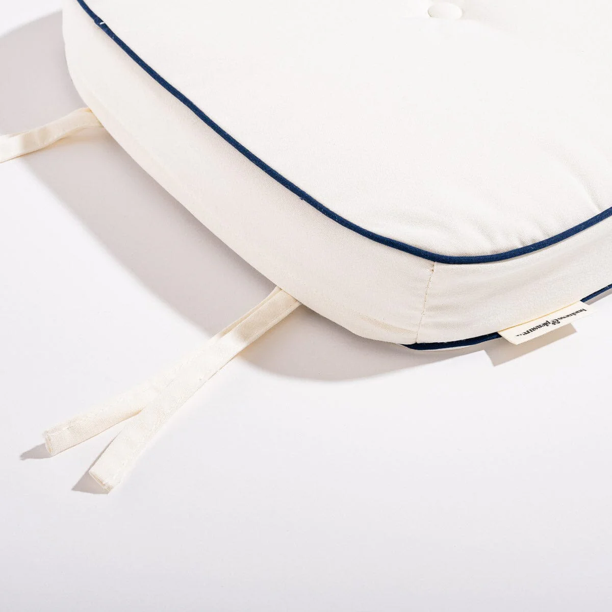 The Al Fresco Dining Chair Cushion - Rivie White - Image 4