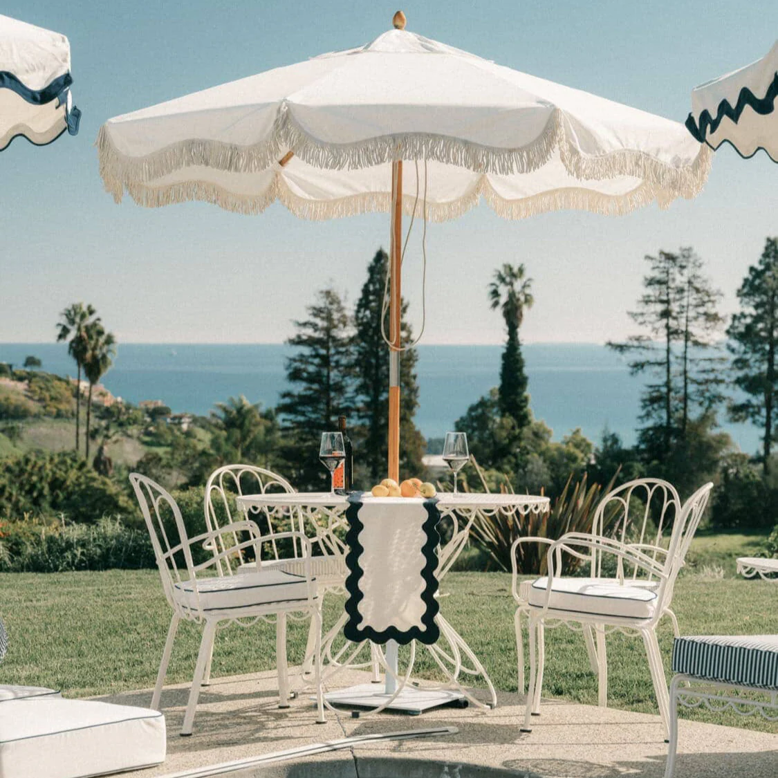 The Al Fresco Dining Chair Cushion - Rivie White - Image 7