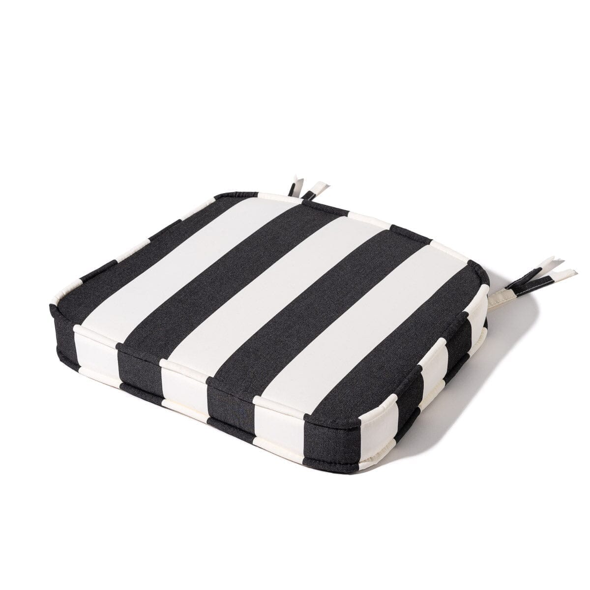 The Al Fresco Dining Chair in Crew Vintage Black Stripe | Vintage Black Frame - Image 3