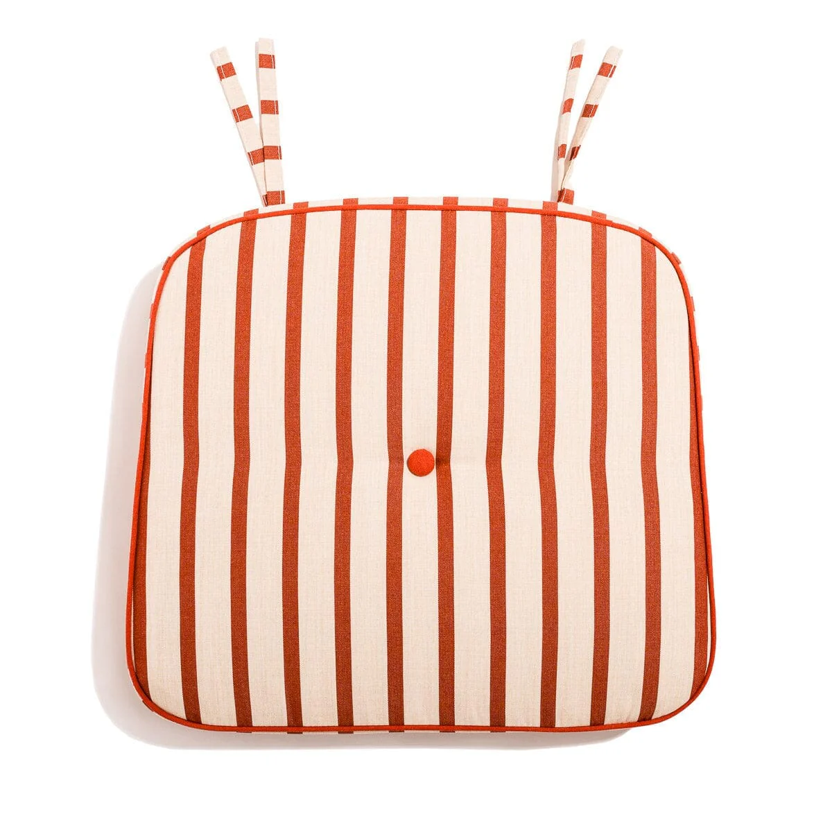 The Al Fresco Dining Chair in Monaco Le Sirenuse Stripe | Vintage Black Frame - Image 2