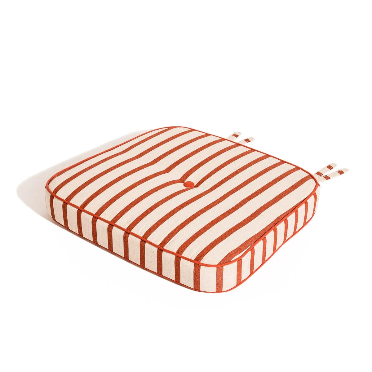 The Al Fresco Dining Chair in Monaco Le Sirenuse Stripe | Vintage Black Frame - Image 3