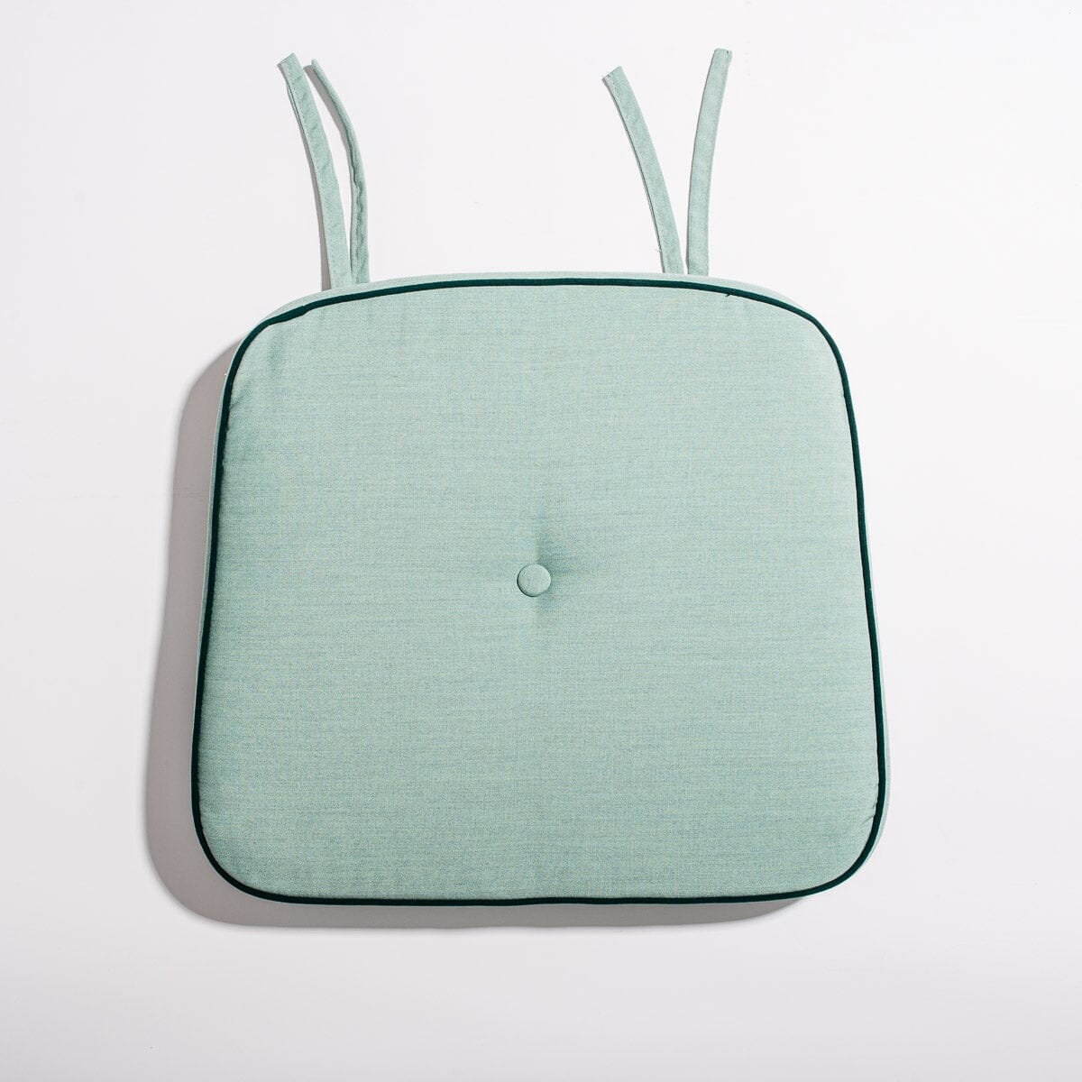 The Al Fresco Dining Chair in Rivie Green | Antique White Frame - Image 4