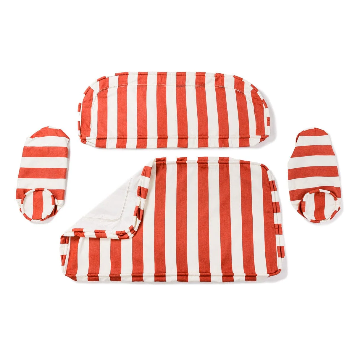 The Al Fresco Love Seat Slip Cover Set - Crew Le Sirenuse Stripe
