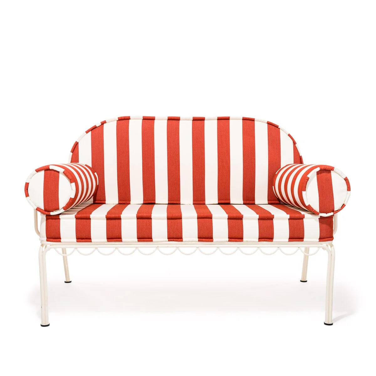 The Al Fresco Love Seat Slip Cover Set - Crew Le Sirenuse Stripe - Image 3