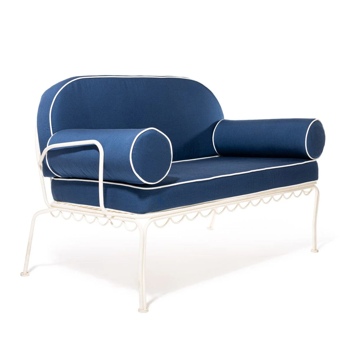 The Al Fresco Love Seat Slip Cover Set x Julia Berolzheimer in Rivie Slate - Image 3