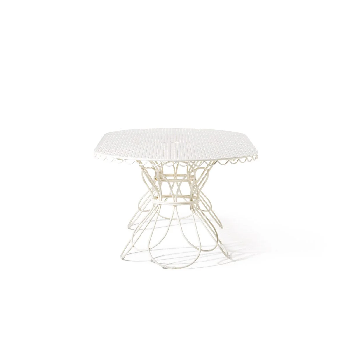 The Al Fresco Oval Dining Table - Antique White - Image 3