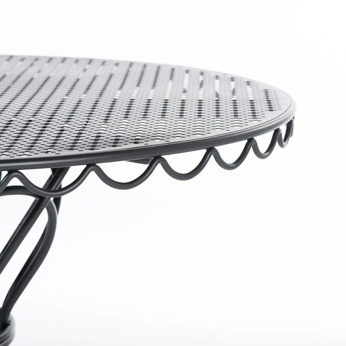 The Al Fresco Oval Dining Table - Vintage Black - Image 5