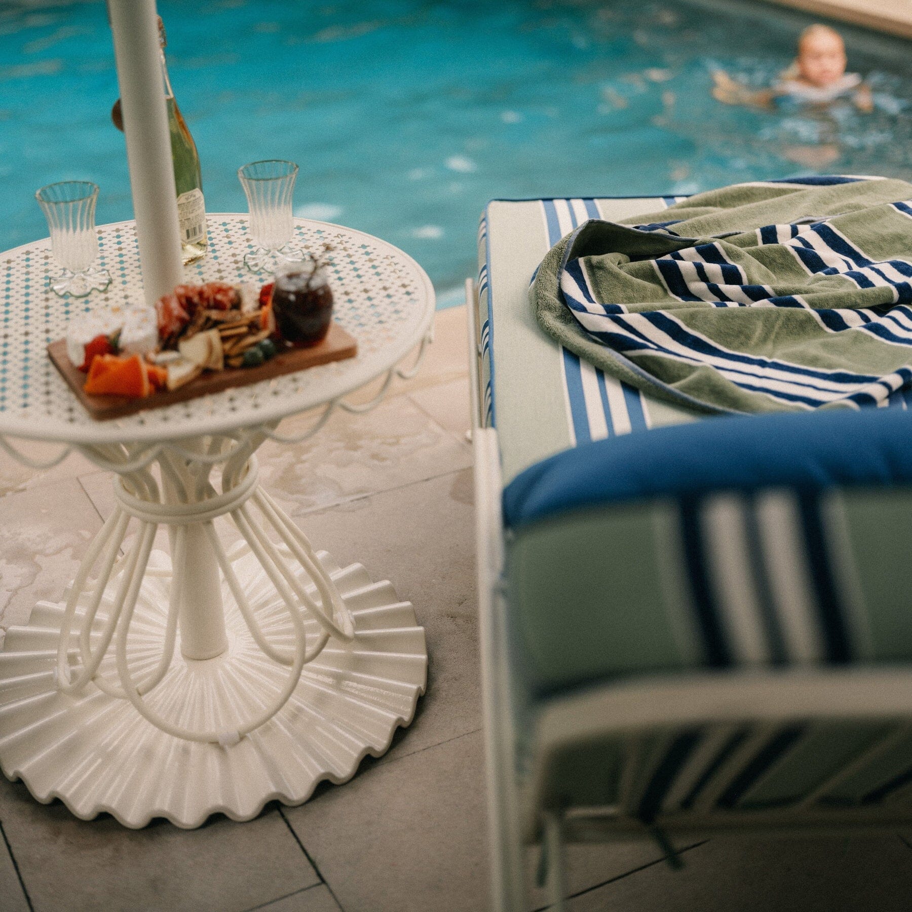 The Al Fresco Side Table - Antique White - Image 2