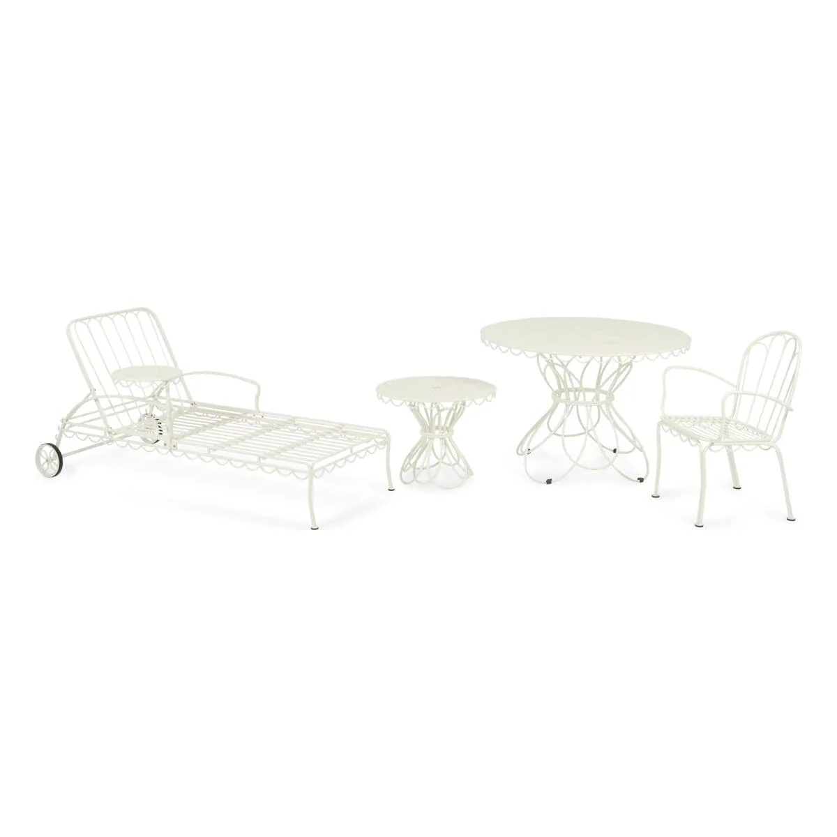 The Al Fresco Sun Lounger - Antique White - Image 10