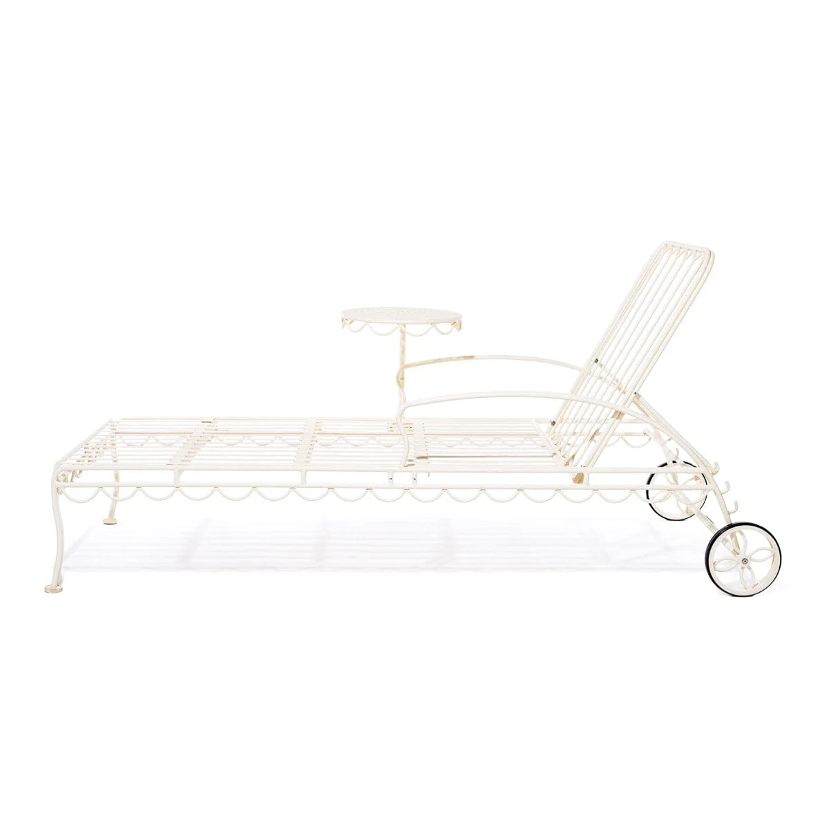 The Al Fresco Sun Lounger - Antique White - Image 4