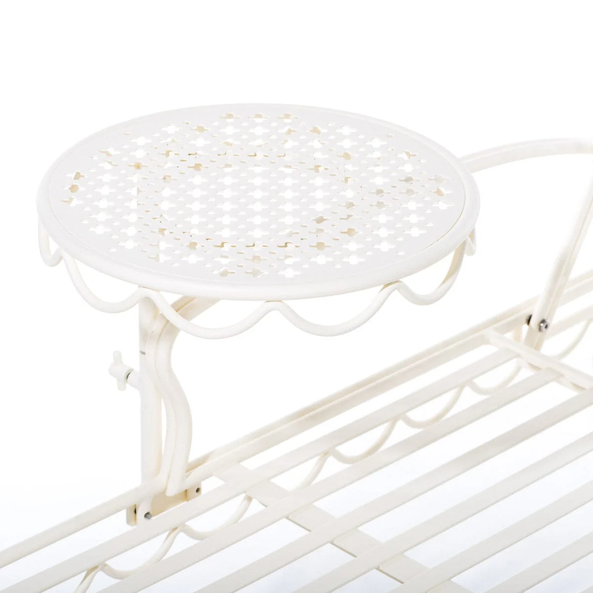 The Al Fresco Sun Lounger - Antique White - Image 5