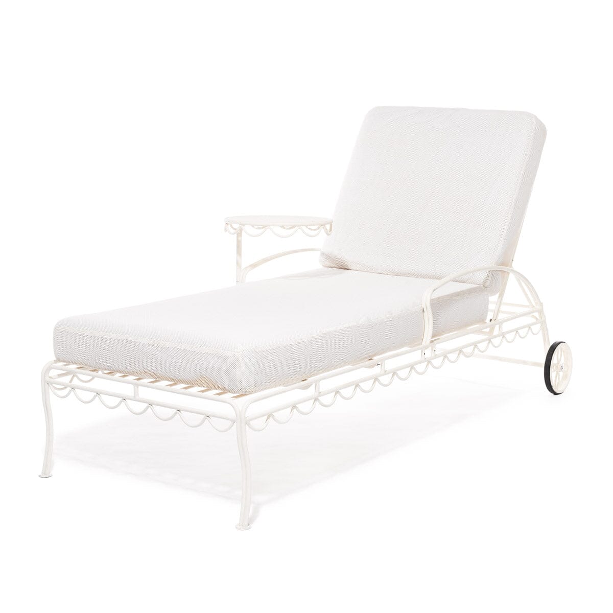 The Al Fresco Sun Lounger - Antique White - Image 9