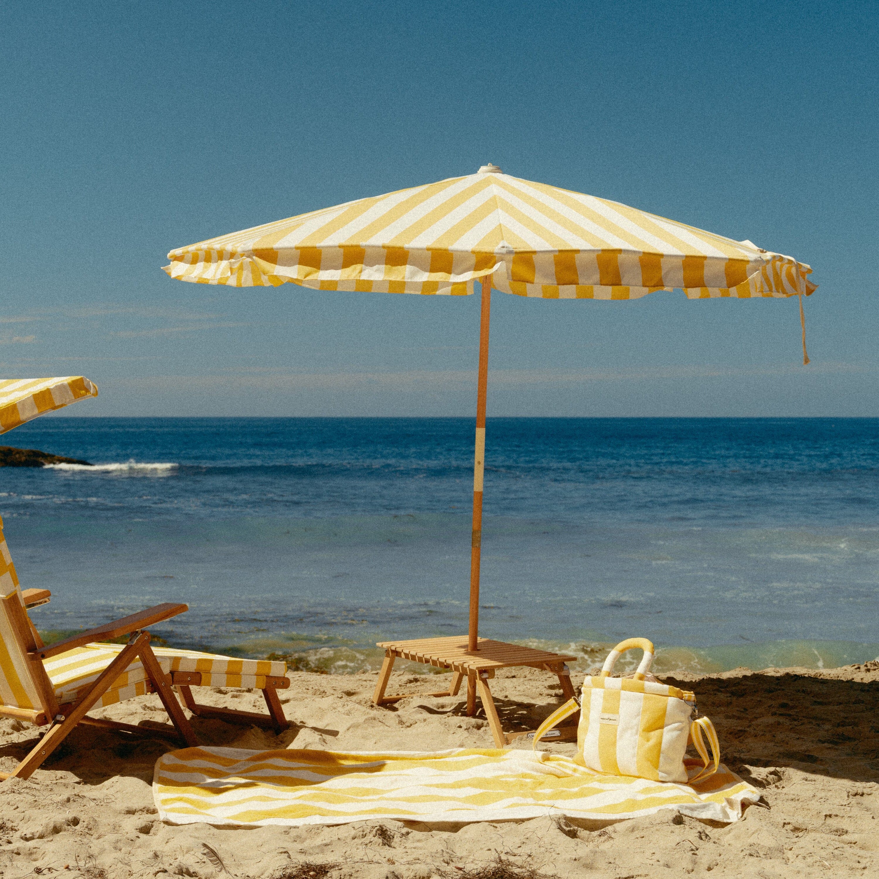 The Amalfi Umbrella - Crew Mimosa Yellow Stripe - Image 9