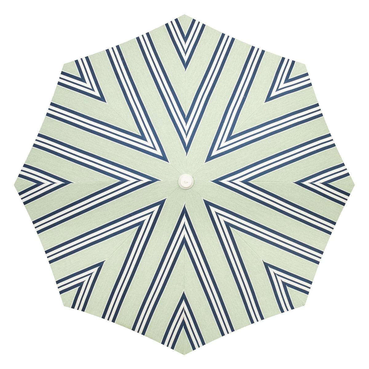The Amalfi Umbrella x Julia Berolzheimer in Green Stripes - Image 3