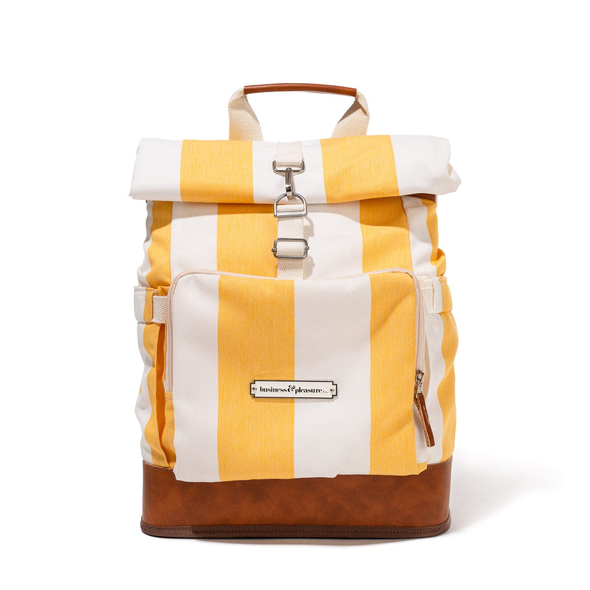 The Backpack Cooler - Crew Mimosa Yellow Stripe