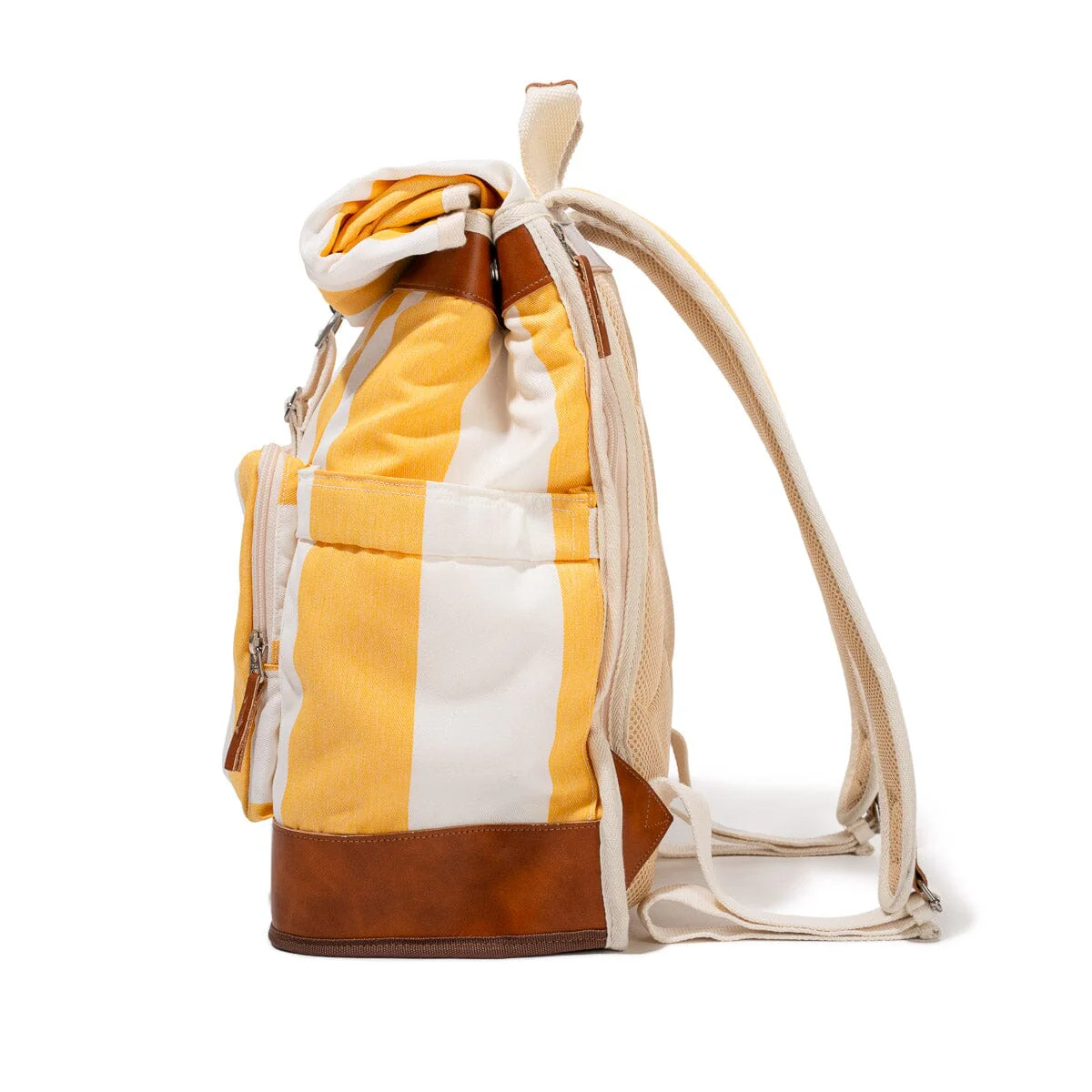 The Backpack Cooler - Crew Mimosa Yellow Stripe - Image 2