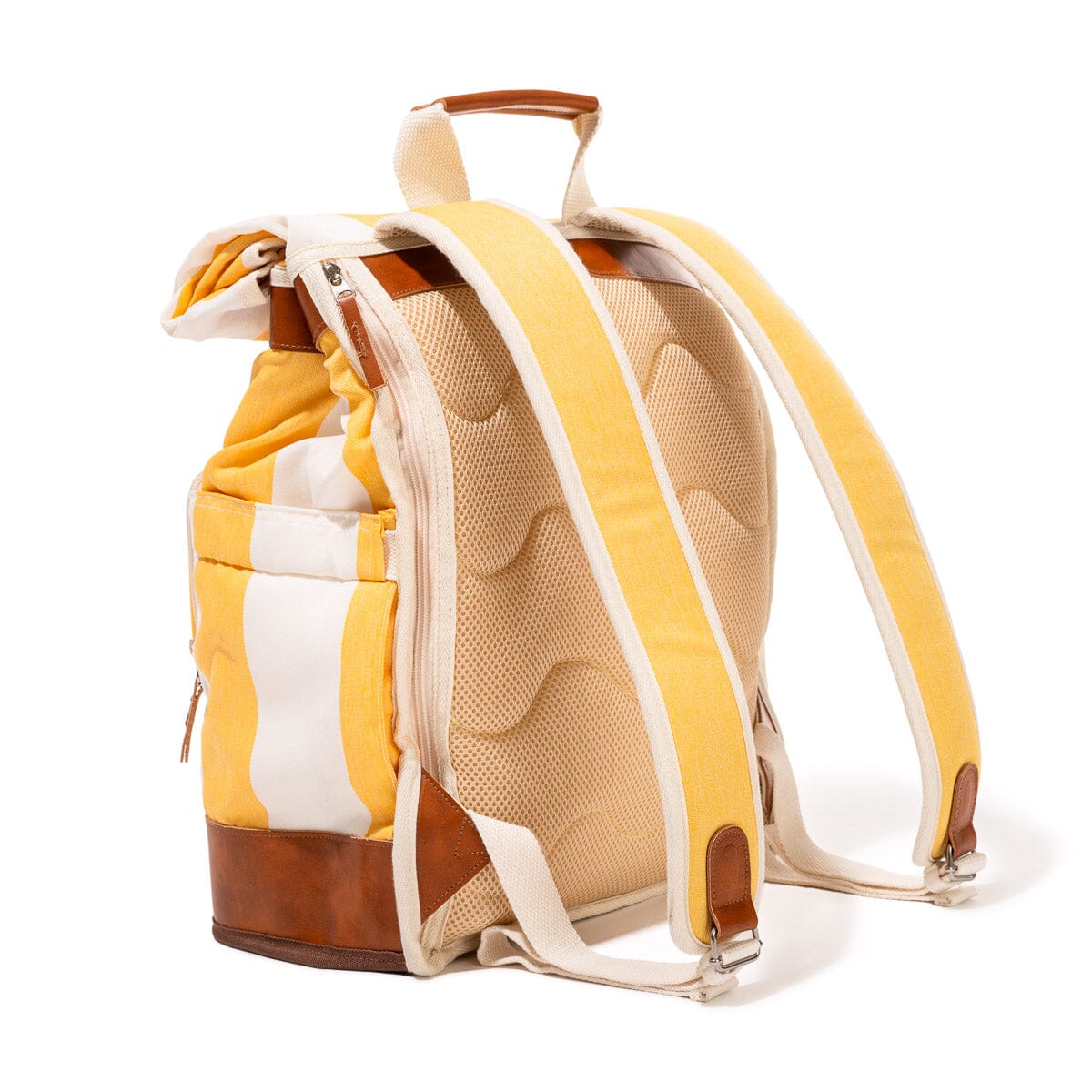 The Backpack Cooler - Crew Mimosa Yellow Stripe - Image 3